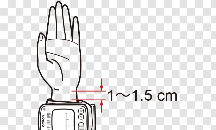 Paper Thumb - Cartoon - Blood Pressure Cuff Transparent PNG