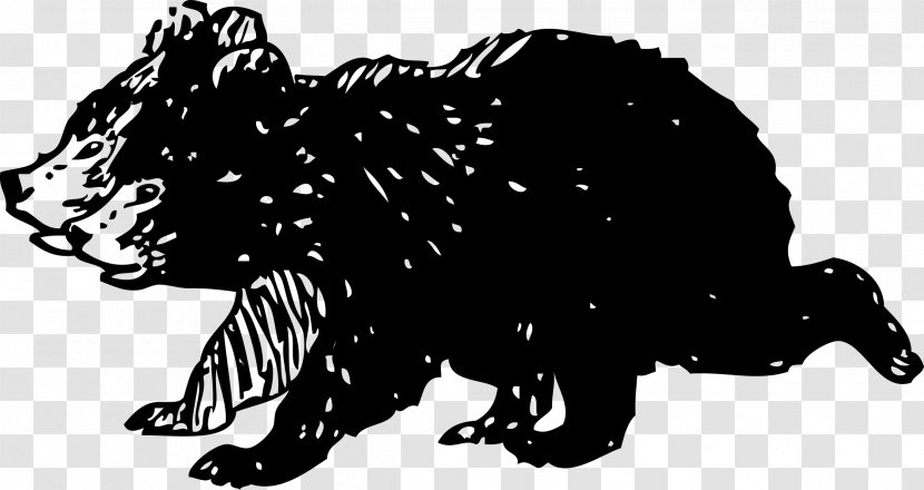 Brown Bear American Black Polar Clip Art - Mammals Transparent PNG