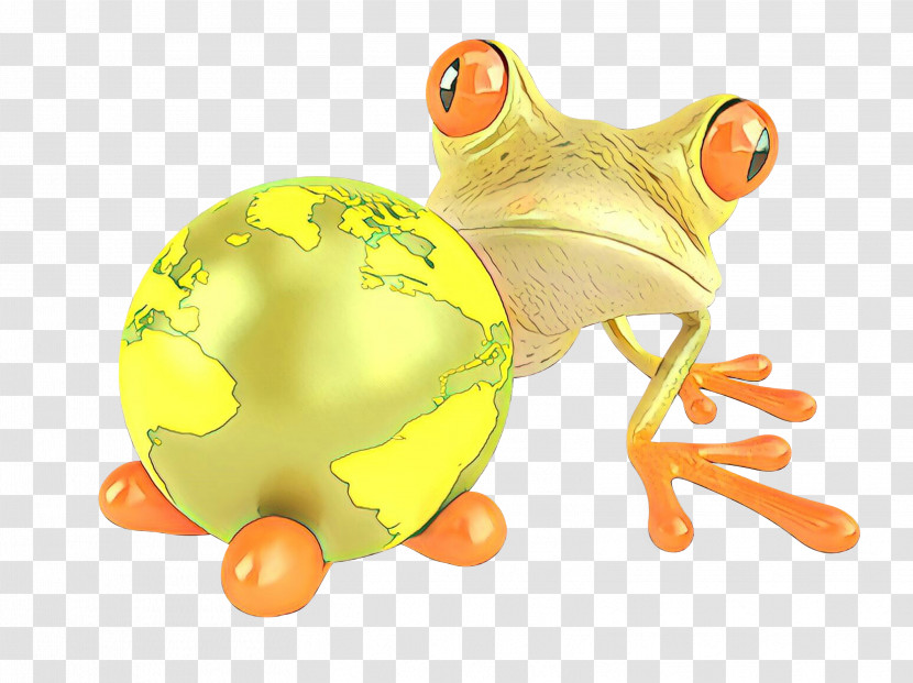 Frog Tree Frog True Frog Tree Frog Yellow Transparent PNG