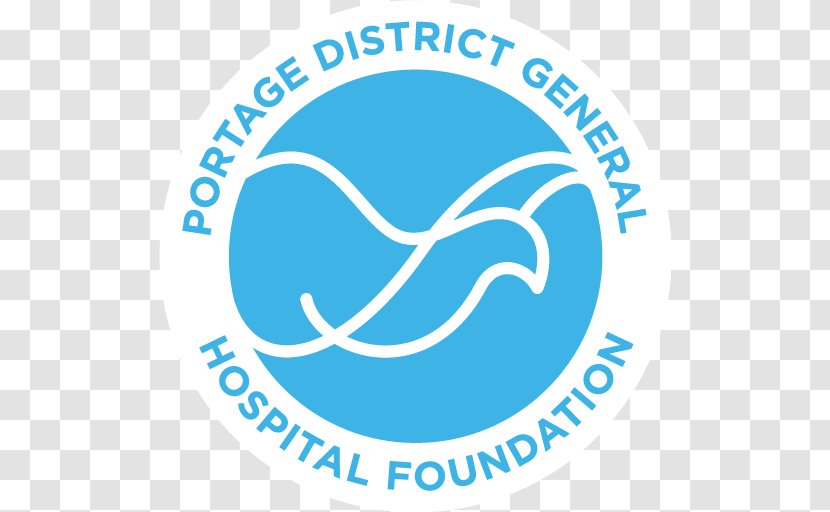 Portage District General Hospital Logo Brand Trademark - Volunteering - Bedstead Badge Transparent PNG