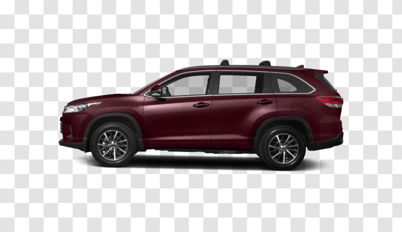 2018 Toyota Highlander XLE AWD SUV Sport Utility Vehicle LE Plus V6 Engine - Luxury - Frontwheel Drive Transparent PNG