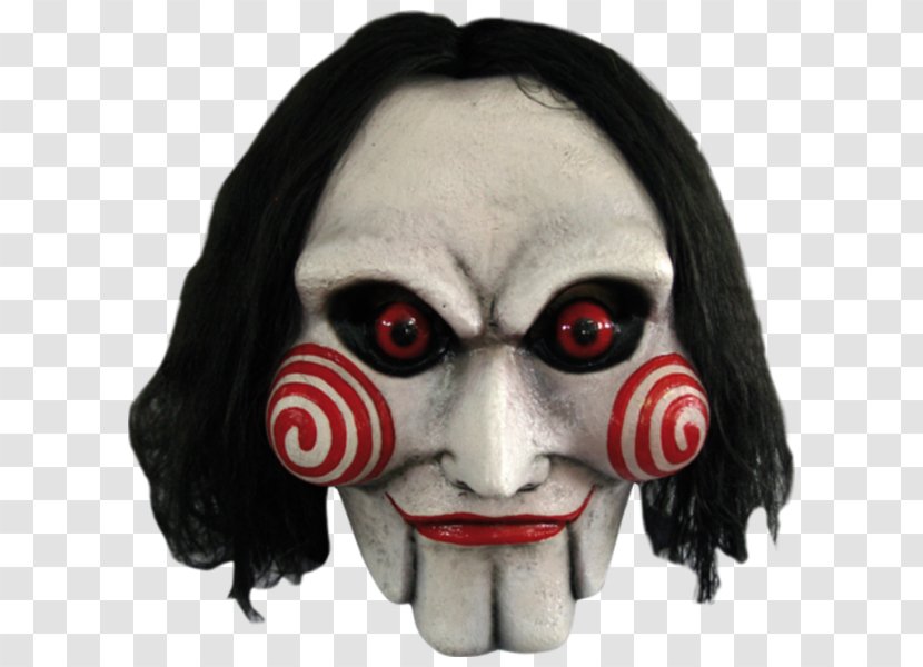 Mask Headgear Character Clown Horror - Masque - Jigsaw Transparent PNG