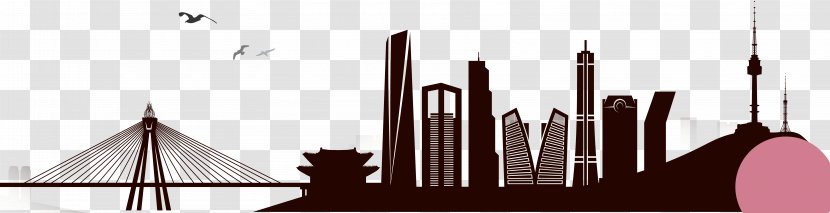 Seoul Royalty-free Skyline Illustration - Vector City Transparent PNG