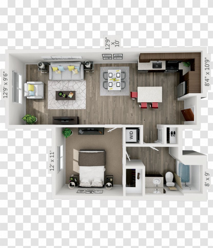 4th West Apartments House Studio Apartment Renting - Rental Homes Luxury Transparent PNG