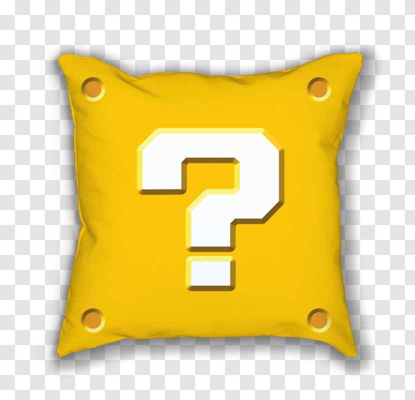 Throw Pillows Super Mario Bros. Nintendo Entertainment System - Caixa Econ%c3%b4mica Federal - Blocks Transparent PNG