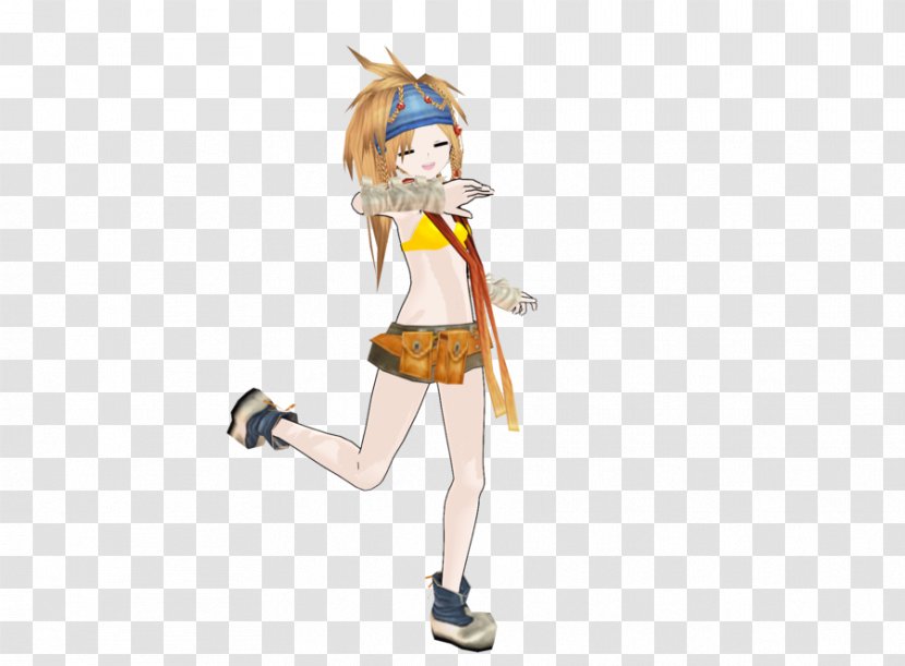 MikuMikuDance Metasequoia Costume Character Final Fantasy VI - Headgear - Rikku Transparent PNG