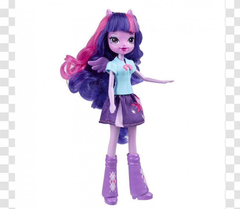 Twilight Sparkle Pony Pinkie Pie Rarity Barbie - My Little Equestria Girls Rainbow Rocks Transparent PNG