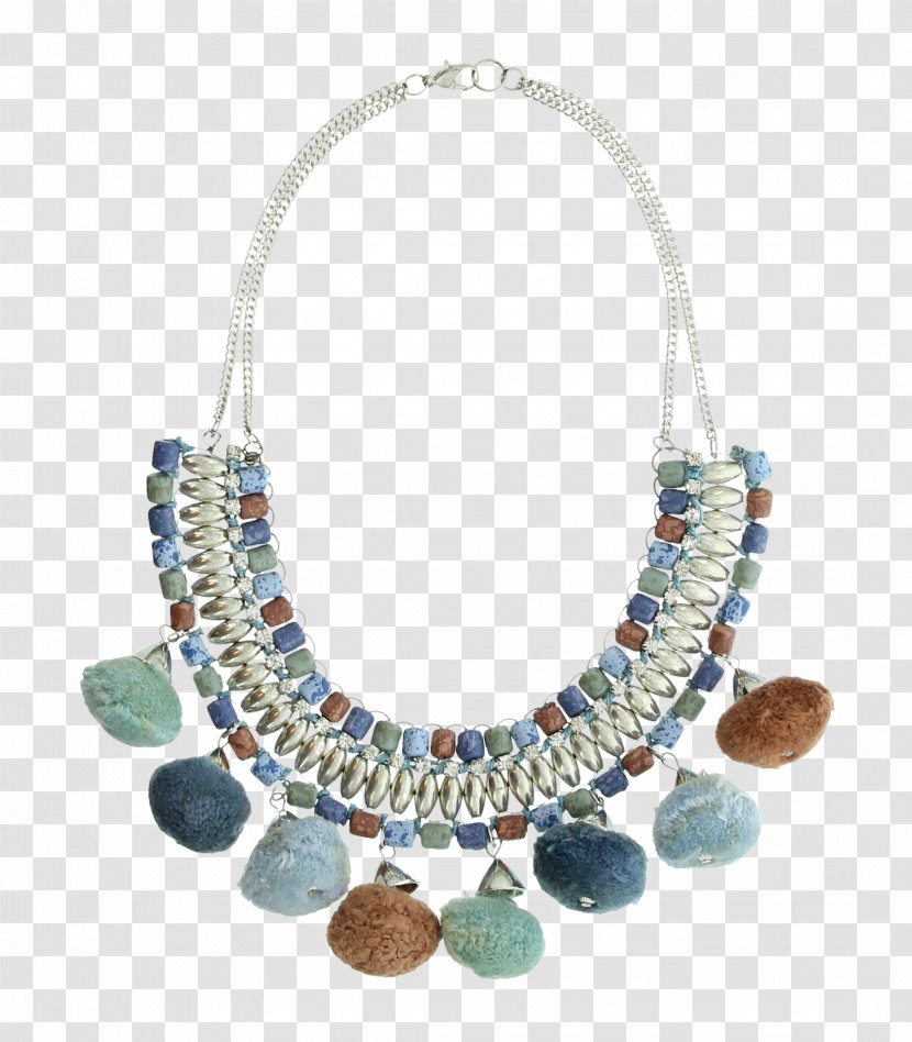 Turquoise Necklace Bead Chain - Indian Summer Transparent PNG