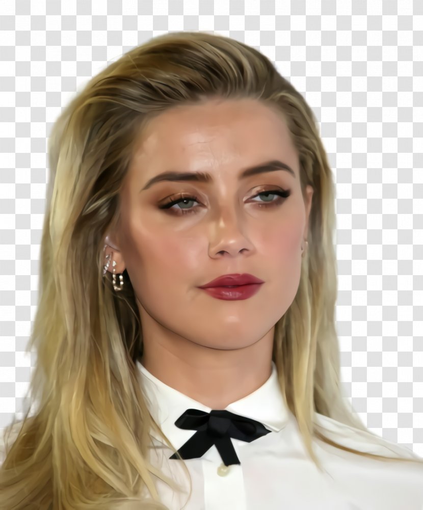 Bow Tie - Amber Heard - Feathered Hair Black Transparent PNG