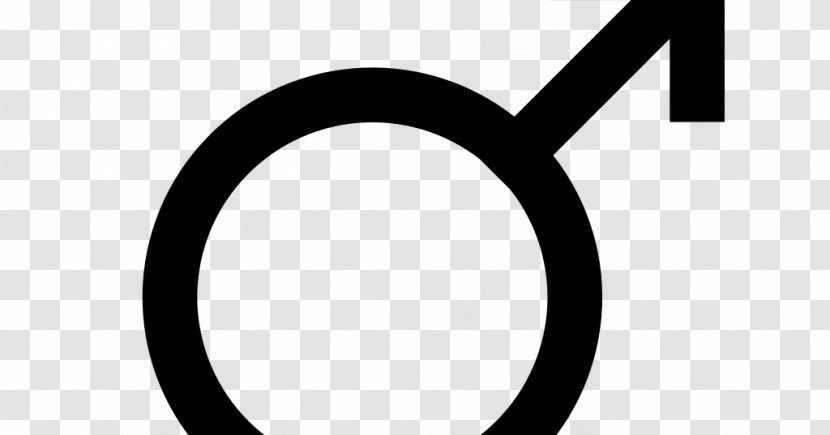 The Male Brain Sign Symbol Brand Number - Black And White - Mars Transparent PNG
