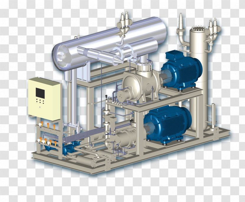 Machine Separator Compressor Chiller Refrigeration - Technical Standard Transparent PNG