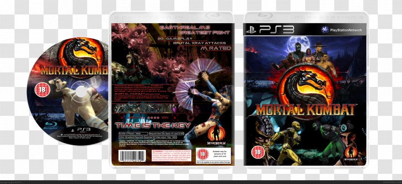 Mortal Kombat: Armageddon PlayStation 3 Sub-Zero Scorpion - Film - Cover Design Transparent PNG