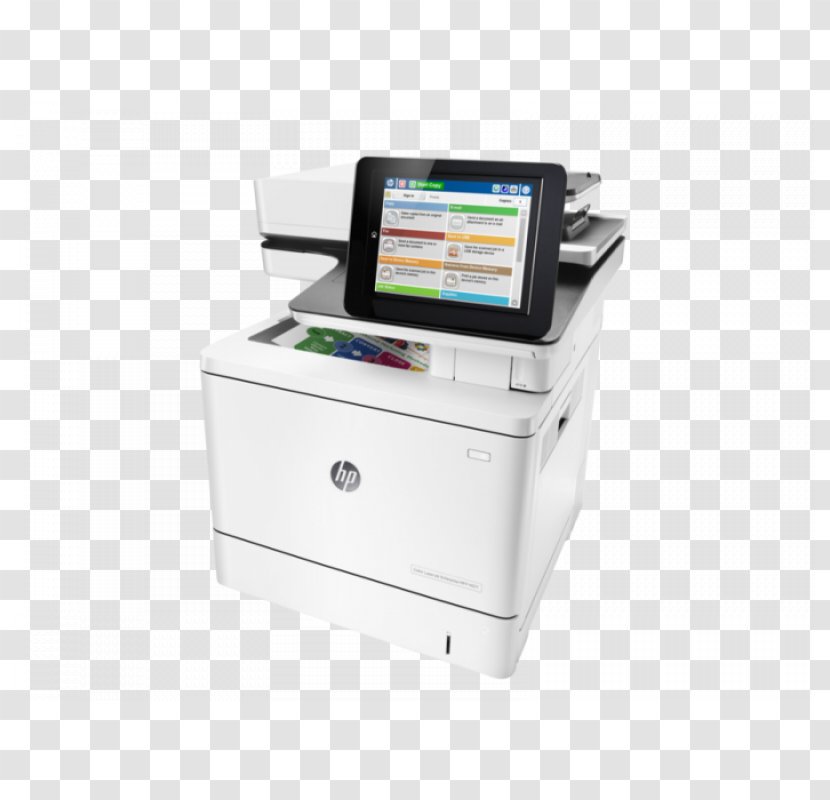 Hewlett-Packard HP Color LaserJet Enterprise MFP M577f Printer M577 B5L47A M725 - Multifunction - Hewlettpackard Transparent PNG