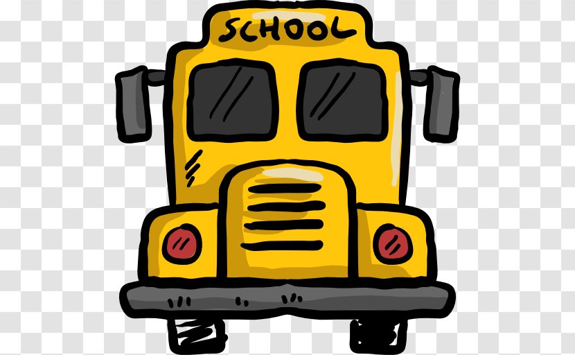 School Bus Transport Icon - Motor Vehicle - A Yellow Transparent PNG