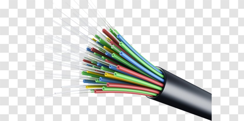 Optical Fiber Cable Network Cables Computer Fiber-optic Communication - Core Transparent PNG