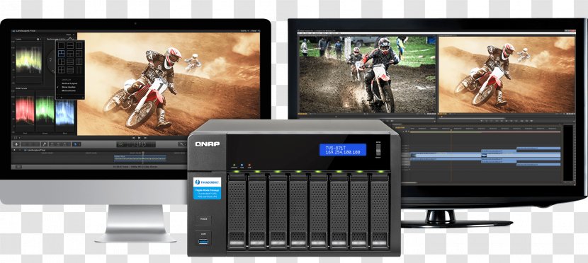 Network Storage Systems Data Video Editing Final Cut Pro Computer - Monitors Transparent PNG