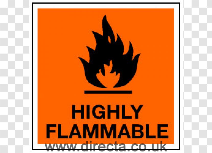 HAZMAT Class 3 Flammable Liquids Combustibility And Flammability Hazard Symbol - Warning Label - Sign Transparent PNG