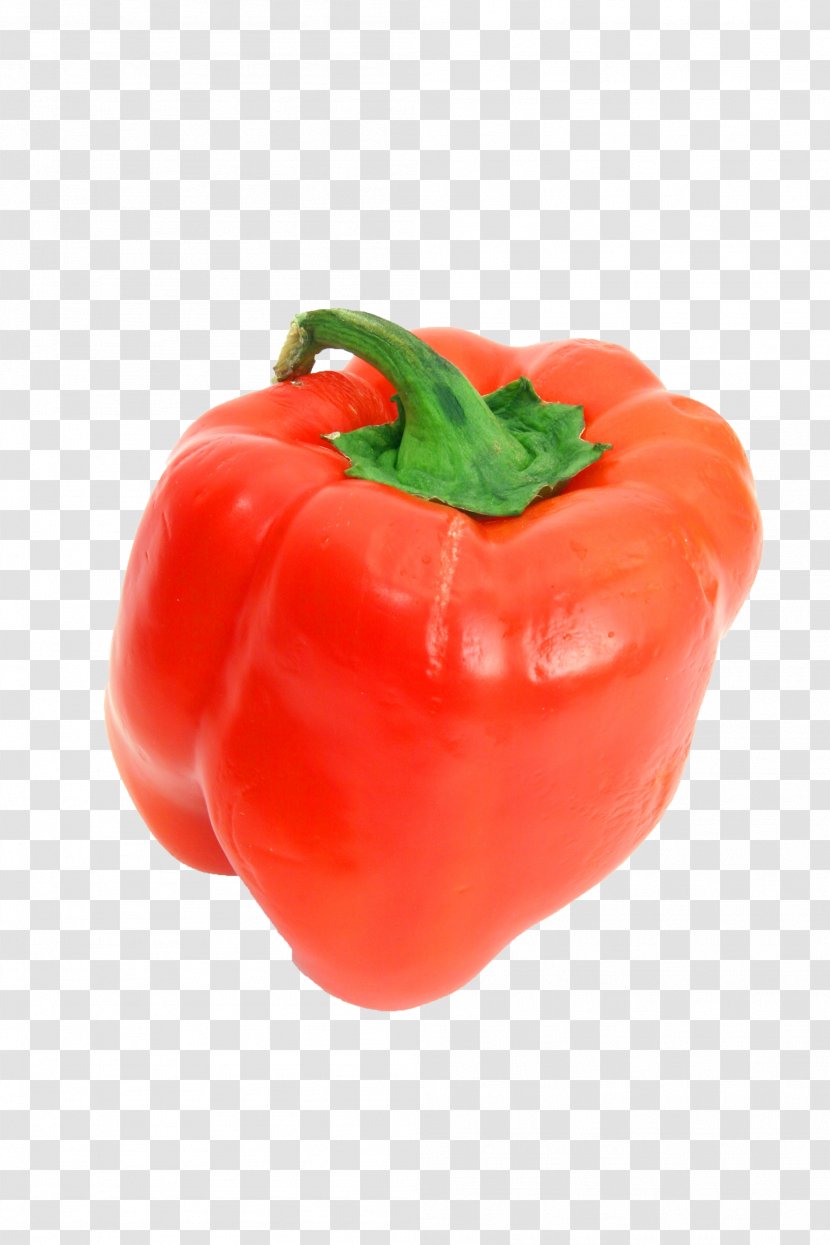 Bell Pepper Pimiento Red Natural Foods Peppers And Chili - Vegetable - Plant Paprika Transparent PNG