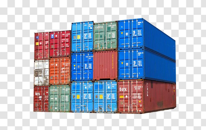 Intermodal Container Freight Transport Cargo Ship - Forwarding Agency - Color Transparent PNG