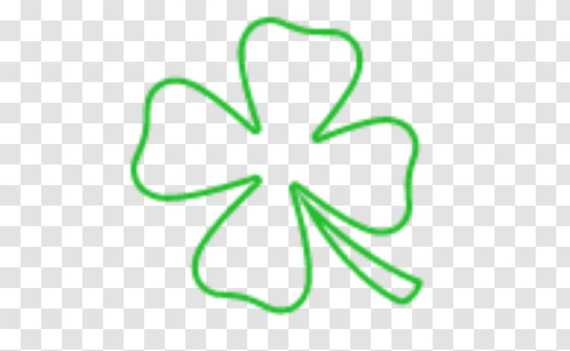 Four-leaf Clover Drawing Luck - Cartoon Transparent PNG