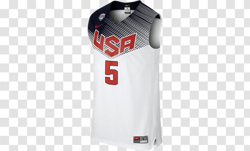 T-shirt Sports Fan Jersey United States Men's National Basketball Team Sleeve - Sportswear Transparent PNG