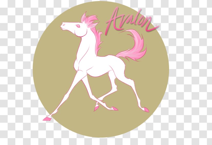 Unicorn Pink M Pattern Cartoon RTV - Fictional Character - Avalon Transparent PNG