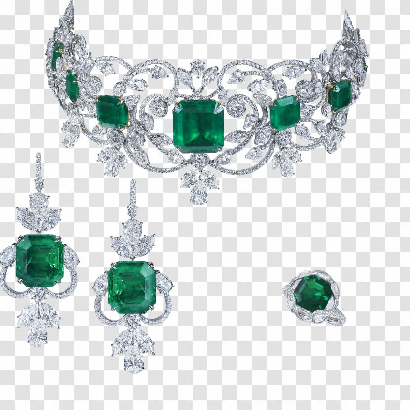 Emerald Jewellery Earring Moussaieff Red Diamond Necklace Transparent PNG