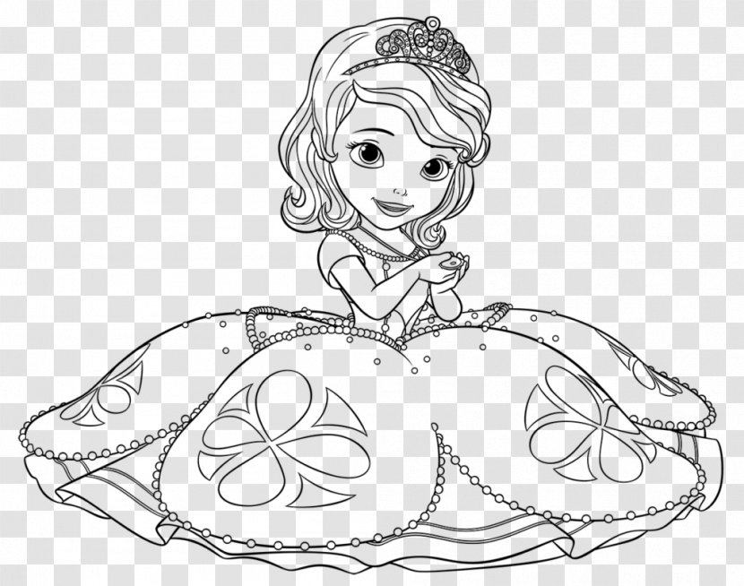 Princess Amber Coloring Book Disney Colouring Pages - Watercolor Transparent PNG