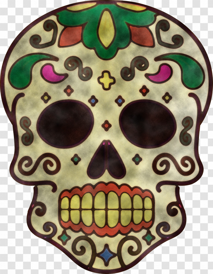 Calavera Day Of The Dead Día De Muertos Transparent PNG