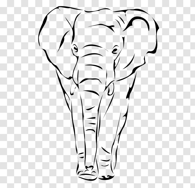 African Bush Elephant Drawing Elephantidae Clip Art - Human Behavior - Painting Transparent PNG