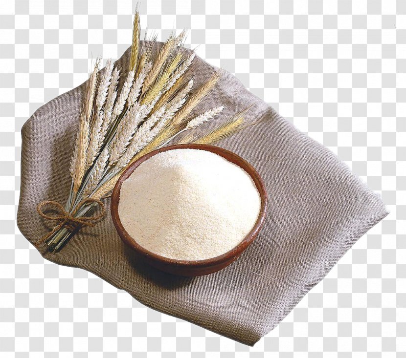 Wheat Porridge Groat Semolina Rice Flour - Put A Pot Of And On Linen Transparent PNG