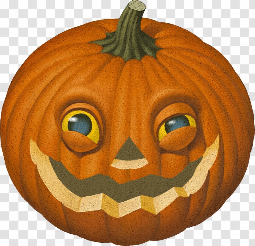 Pumpkin Squash Halloween Jack-o'-lantern Clip Art - Winter Transparent PNG