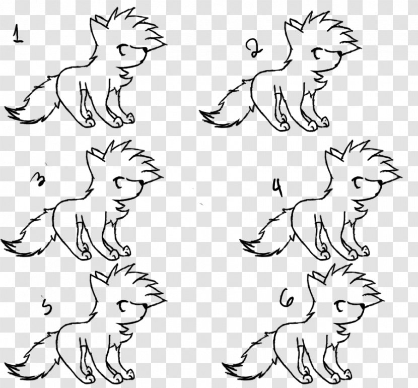 Dog Breed Line Art Drawing /m/02csf - Organism - Wolf Family Transparent PNG