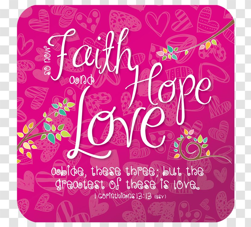 Love Hope Faith Gift Transparent PNG