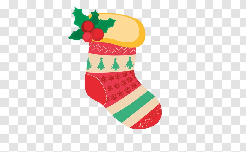 Sock Christmas Stockings Pattern Transparent PNG
