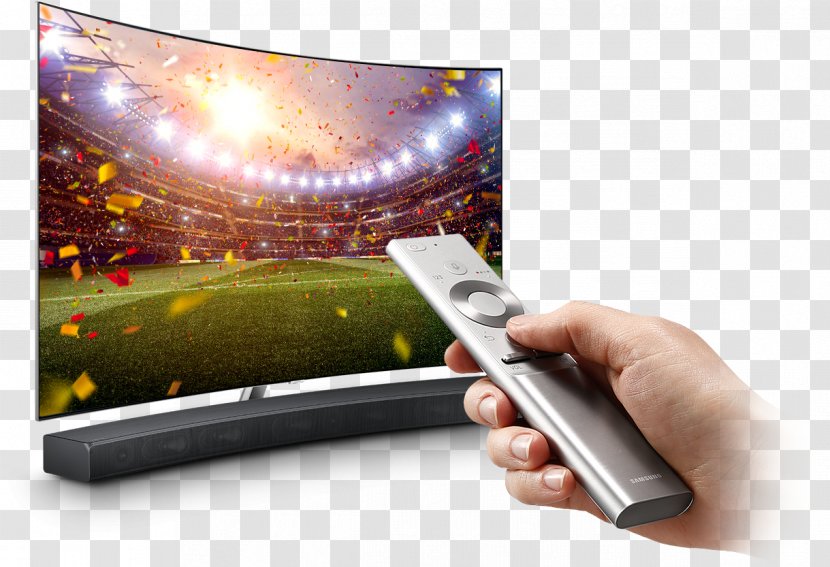 Television Samsung Quantum Dot Display Device Soundbar - Media Transparent PNG