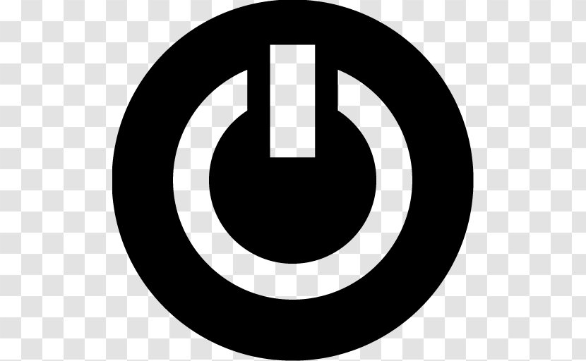 Power Symbol Button - Shutdown - POWER Transparent PNG