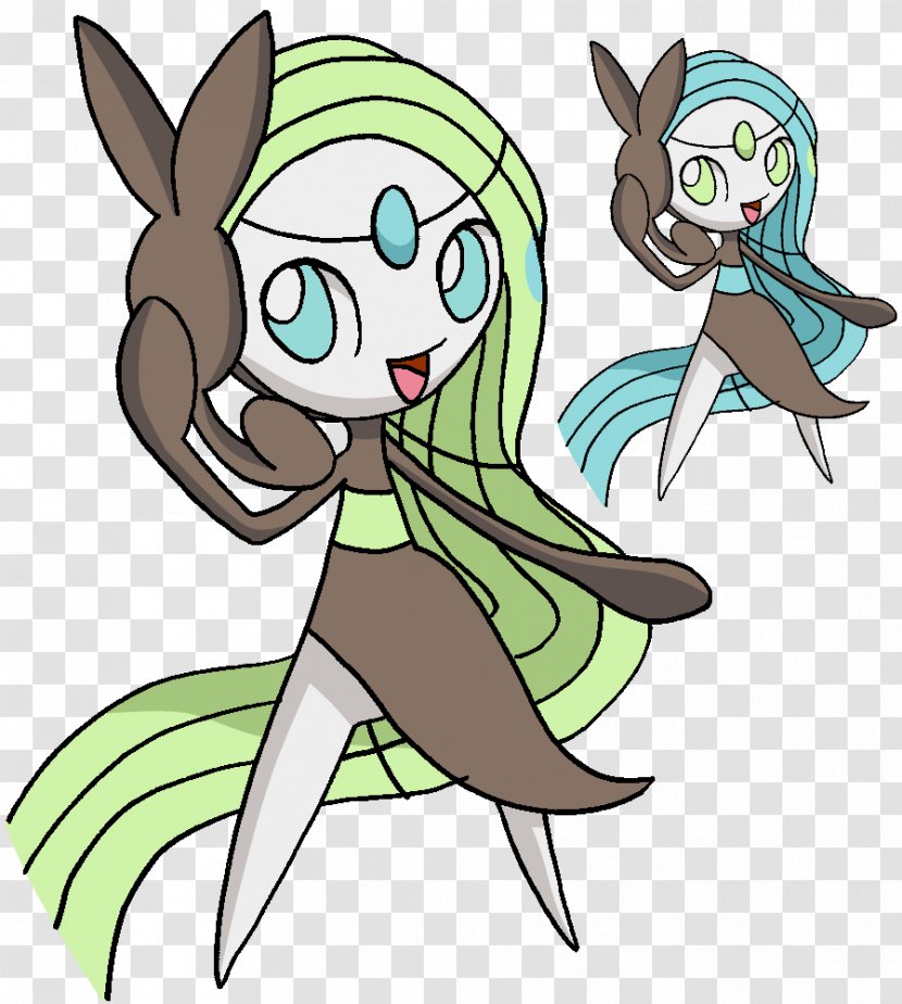 Pokémon X And Y Meloetta Art - Heart - Pokemon Transparent PNG