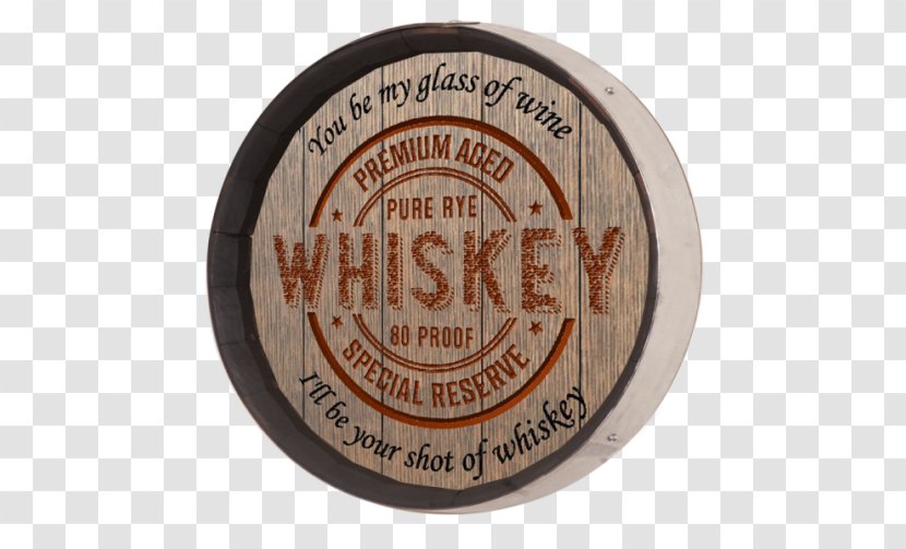 Bourbon Whiskey Label Barrel - Logo Transparent PNG
