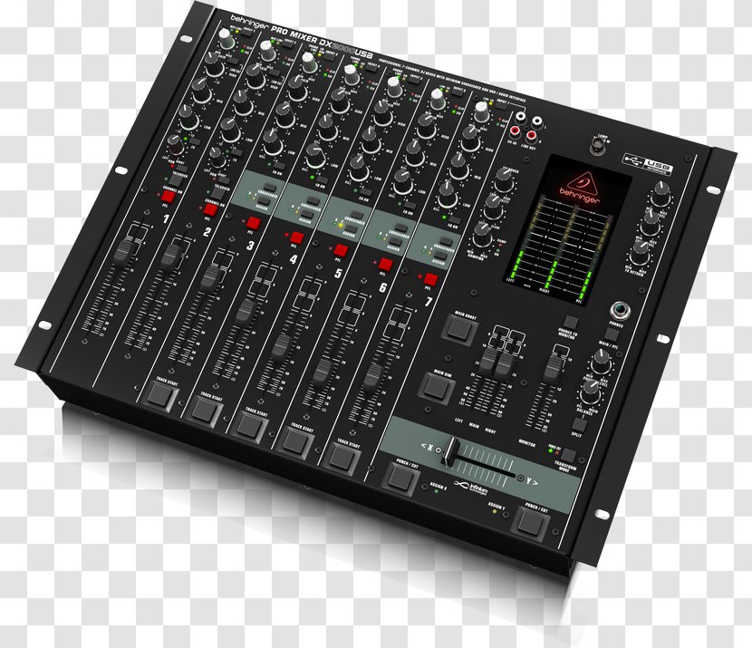 DJ Mixer Audio Mixers Disc Jockey Behringer - Tree - Golden Stereo 3 Transparent PNG