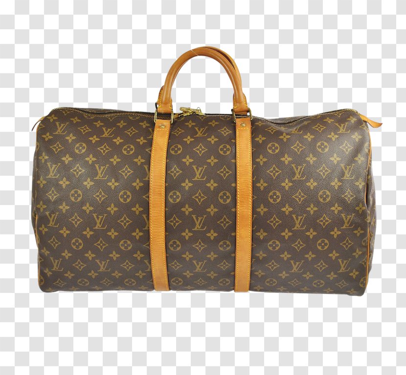 Louis Vuitton Deauville Handbag Monogram Keepall 55 - Shoulder Bag Transparent PNG