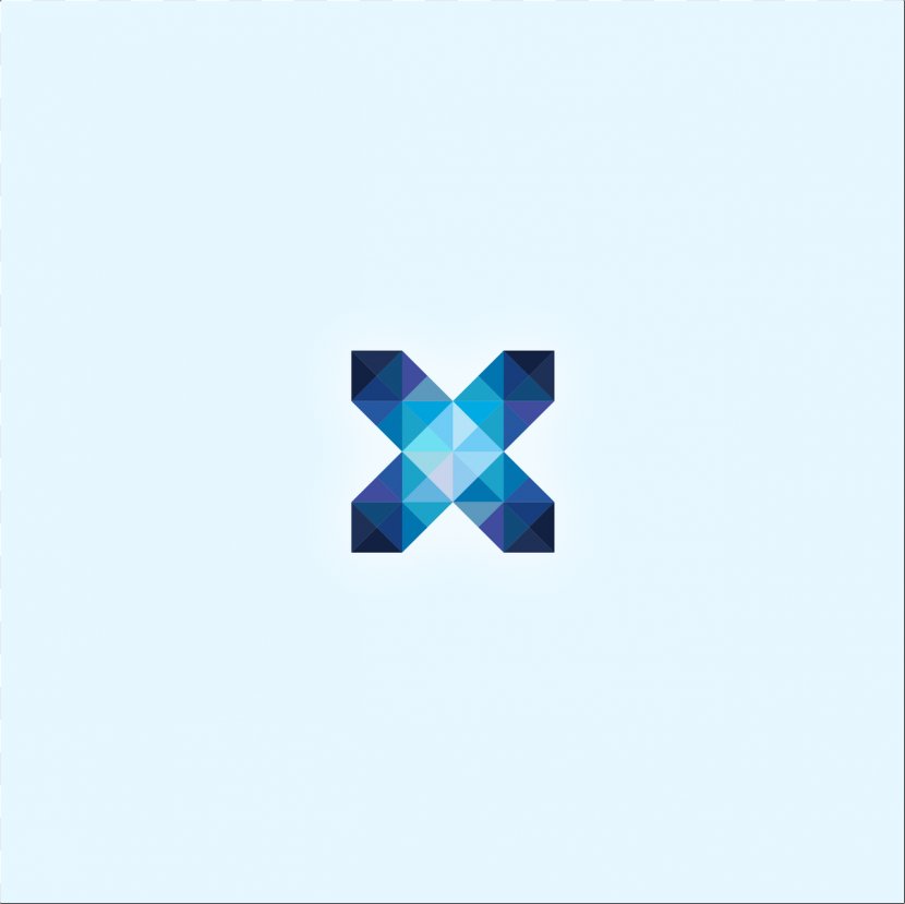 Blue Brand Logo - X Transparent PNG