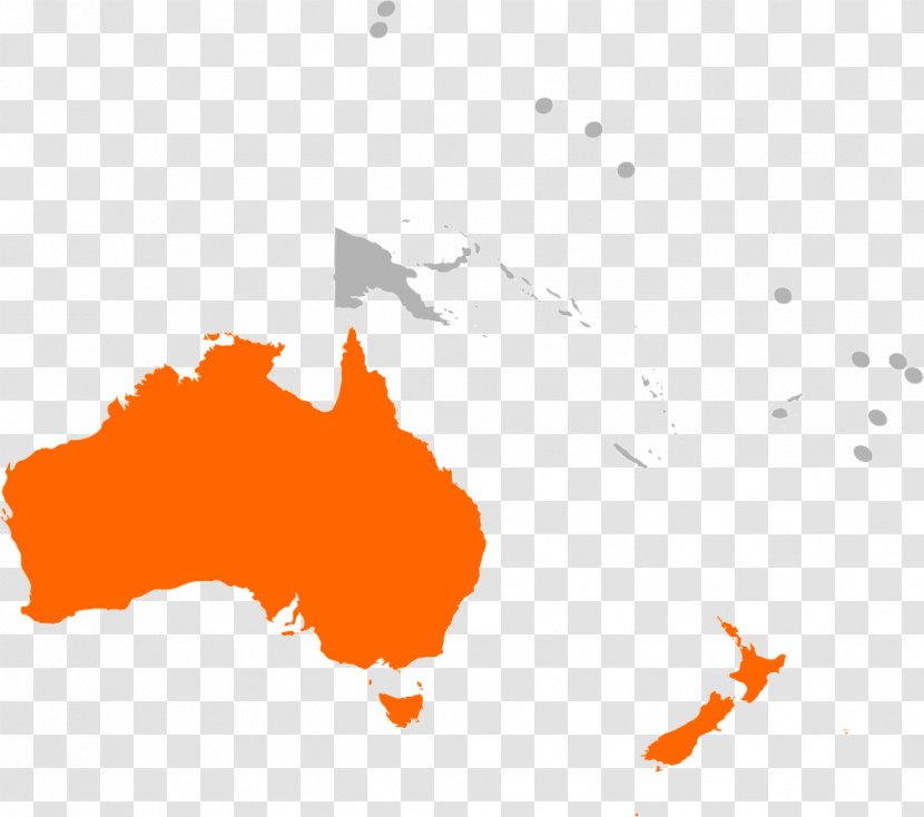 Australia Vector Map - Contour Line - Oceania Transparent PNG