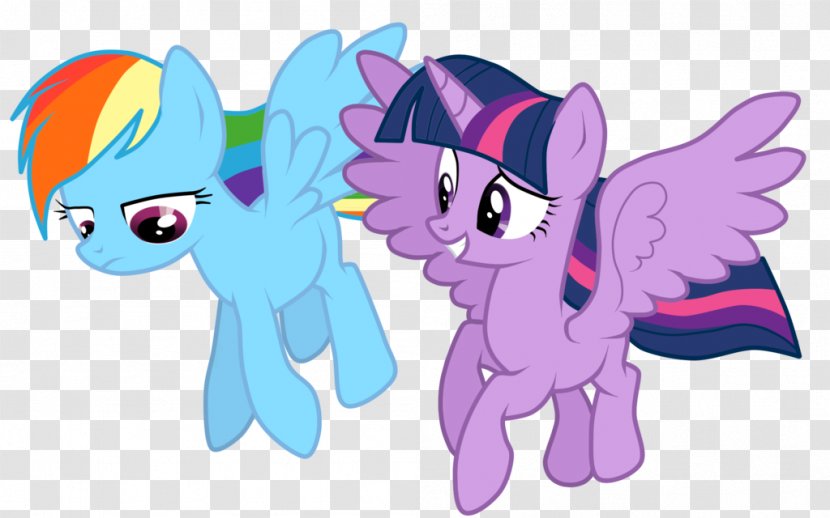 Twilight Sparkle Rainbow Dash Pinkie Pie Pony Rarity - Silhouette - My Little Transparent PNG
