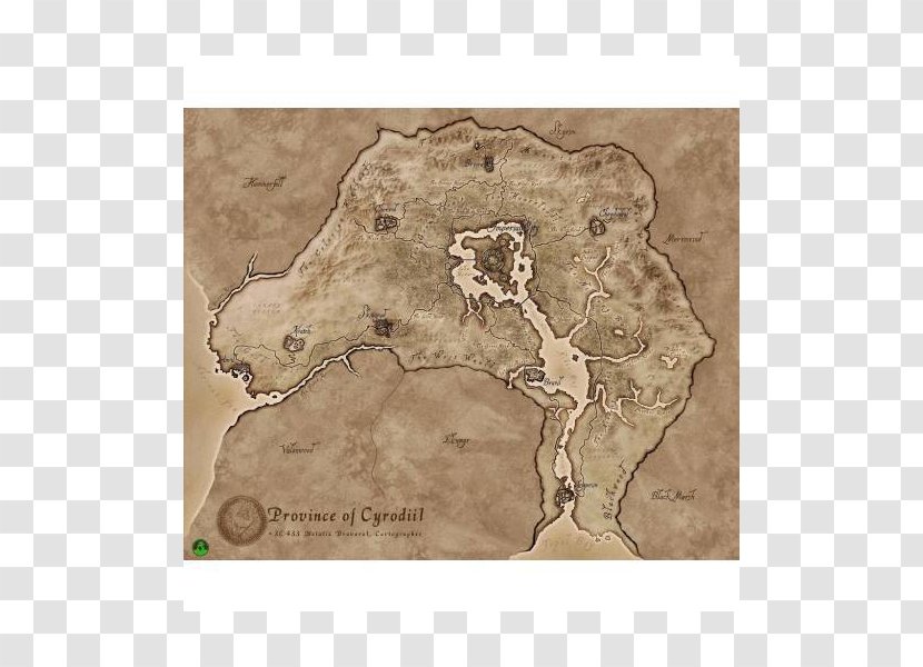 Shivering Isles The Elder Scrolls Online V: Skyrim Cyrodiil II: Daggerfall - Map - Uncharted 2: Among Thieves Transparent PNG