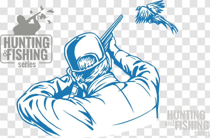 Hunting Pheasant Drawing Clip Art - Royalty Free - Hunter Transparent PNG