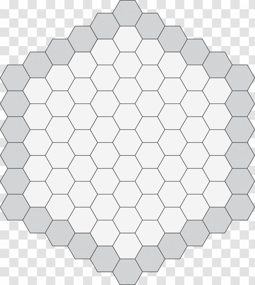 Hexagonal Reversi Game - Board - Title Box Transparent PNG
