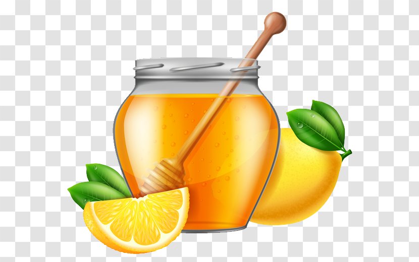 Honey Lemon Tea Jar - Food - Oranges Transparent PNG