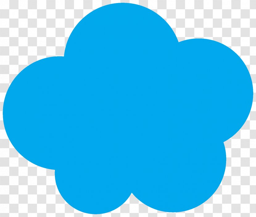 Clip Art Line - Aqua - Cloud Template Transparent PNG