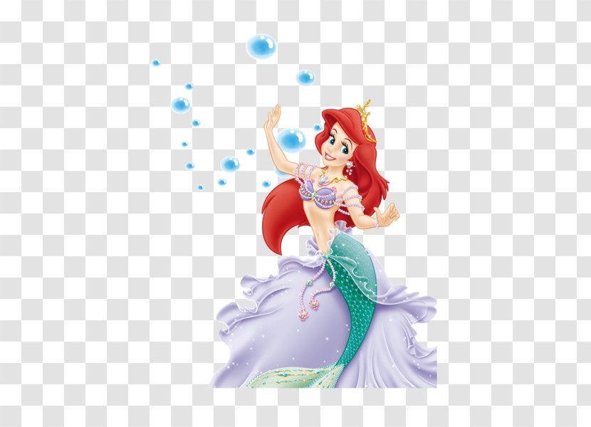 Ariel Princess Jasmine Elsa Disney Tiana - Mermaid Transparent PNG